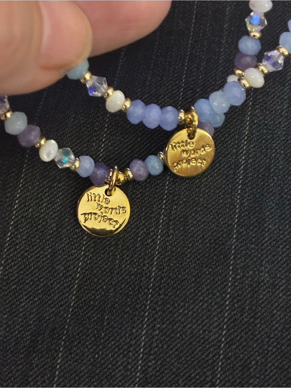 Little Words Project Inhale Exhale Bracelet Set